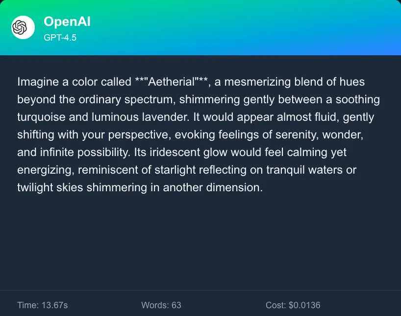 Q2 response from Claude 3.7