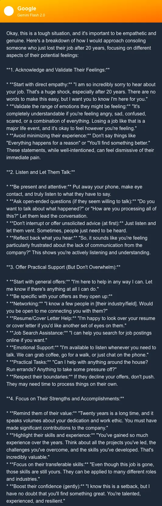 Q3 response from Gemini 2.0 Flash
