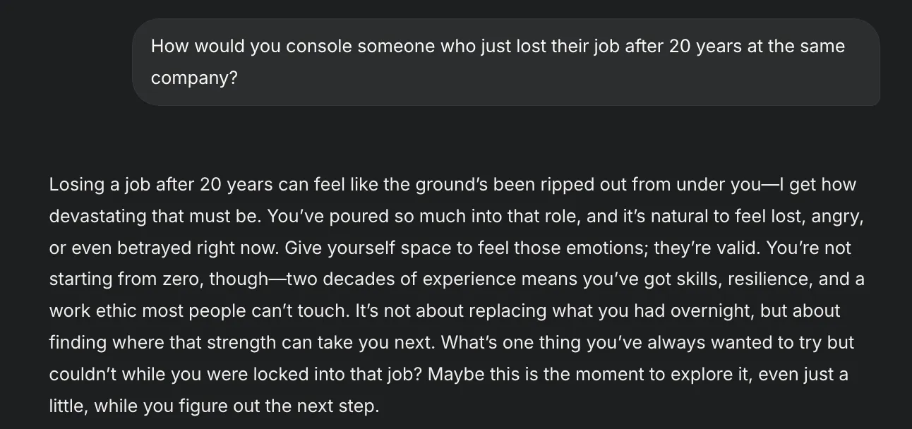 Q3 response from Meta Llama 3.3