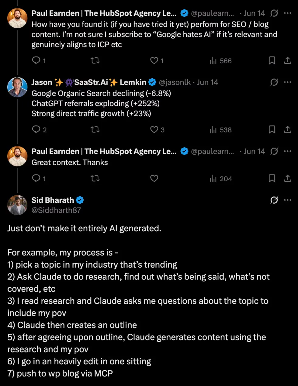 Twitter conversation that inspired this blog post about AI writing